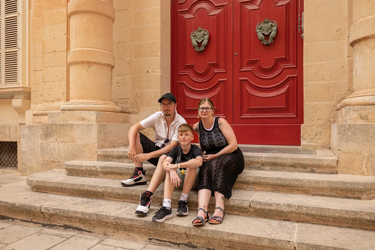 Family time in Malta